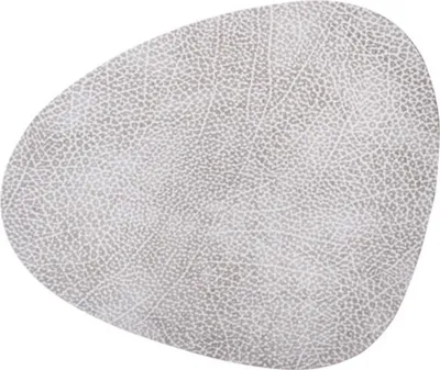 Produktbild von LIND DNA HIPPO Tischset Curve L white-grey 37 x 44 cm