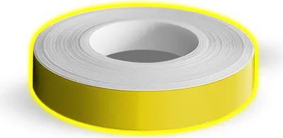 Produktbild von Wheel Stripes für Felgen Motorrad Reflektierend Gelb 9 mm x 6 mt
