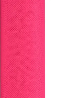 Produktbild von 9m Rolle Tüll 30cm, Farbauswahl:pink neon 156N