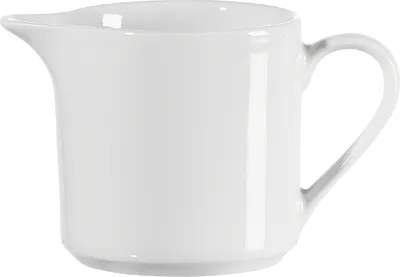 Produktbild von Milchgießer Serie Bianco aus Porzellan weiß Durchmesser 8cm 180ml