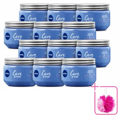 Obrázok produktu pre 12 kusov stylingového gélu-krémového produktu NIVEA Care & Hold - 150 ml - balenie