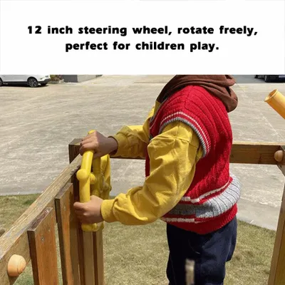 Immagine prodotto di 12 pollici volante pirata giocare accessori altalena per bambini all'aperto, casa giochi, casa sull'albero, cortile