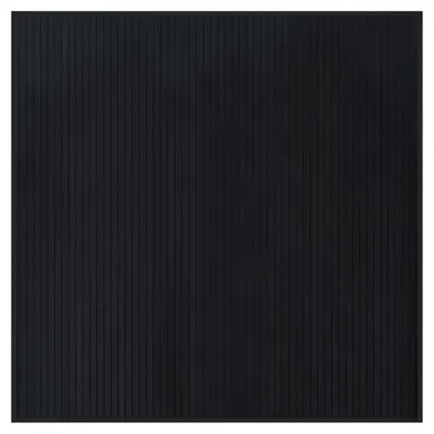 Immagine prodotto di Tappeto quadrato nero 100x100 cm in bambù