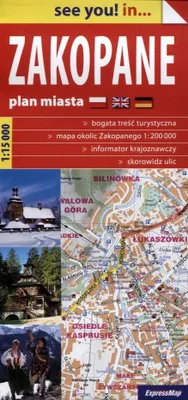 Produktbild von Plan miasta Zakopane 1:15 000 - praca zbiorowa