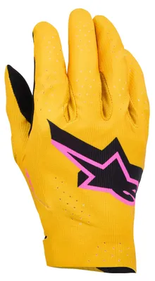 Zdjęcie produktu dla rękawiczki SUPERTECH MX, ALPINESTARS (złote/czarne/różowe fluo, rozmiar M)