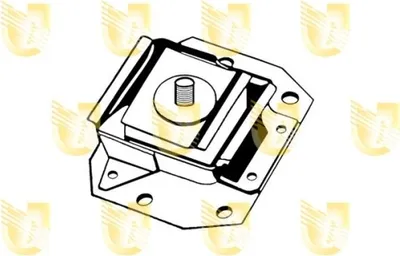 Produktbild von UNIGOM Motorlager Hinten für RENAULT 4 (112) 396106