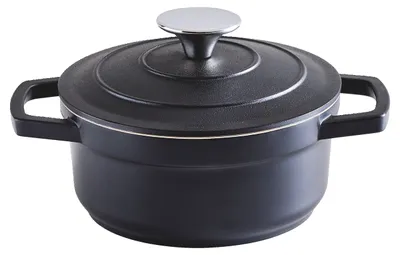 Produktbild von Kochtopf 16cm Aluminium Schwarz