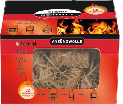 Produktbild von Fermit Anzündwolle 32 Stk. 11505