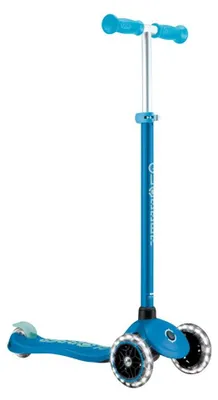 Image de Globber Trottinette Primo plus lights Glow in the Dark bleu pétrol