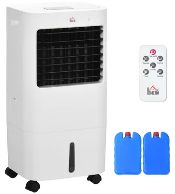 Produktbild von HOMCOM Klimaanlage. Luftkš¹hler. 3 Modi. Timer-Funktion. rollbar. Kunststoff. Wei?