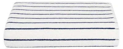 Produktbild von Baumwoll-Stola Streifen Weiß-Blau Navigare Uni Leicht White and Blue UNICA NAV-TELO-70X140-TINTOFILO-BIANAZZ