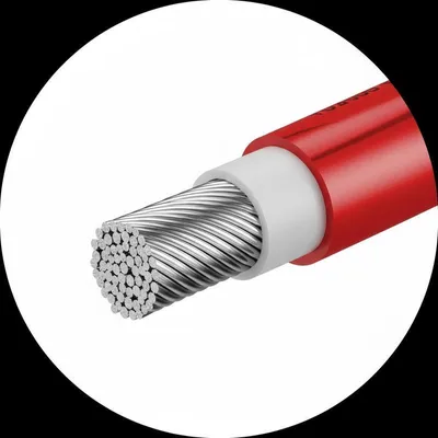 Productafbeelding van Zonnepanelenkabel, 10 AWG, IP67 waterdicht, rood