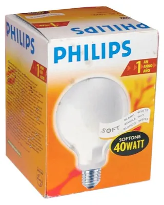 Produktbild von Philips Softone G95 Globe 03454025 GlÃ1/4hlampe, Kugelform, Warmton, 40 Watt