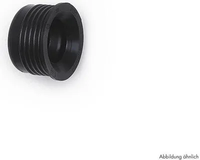 Produktbild von Naber HT-Gumminippel für Abflussrohr, 2", DN 50, schwarz