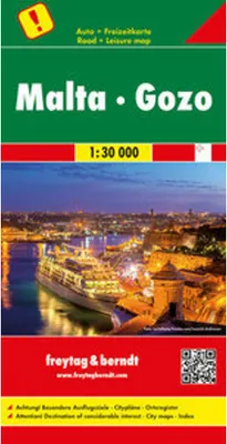 Zdjęcie produktu dla Malta Gozo mapa samochodowa 1:30 000 Freytag & Berndt