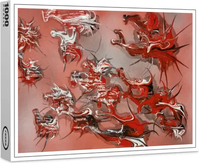 Image de puzzle premium raxxa "Blöbs", 1000 pièces