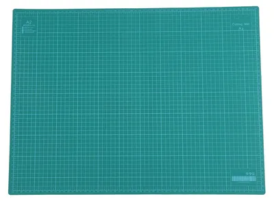 Schneidematte 60x45 cm, selbstheilend, 5-lagig PVC, grün