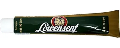 Zdjęcie produktu dla Podawać Löwensenf średnio ostra musztarda w tubce 100ml