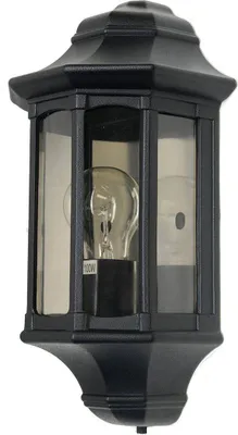 Produktbild von Elstead Newbury Außen-Wandleuchte E27 Schwarz IP44