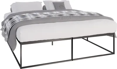Produktbild von CLP Metallbett Scala schwarz Größe 200x180x46 cm