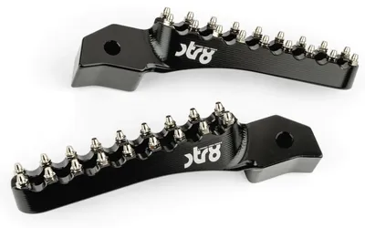 Image de Repose-pieds passager STR8 MX EVO CNC noir SHERCO 50