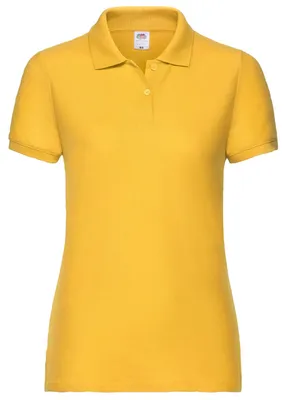 Produktbild von Fruit of the Loom - Poloshirt für Damen LT1865 (M) (Sonnenblume)
