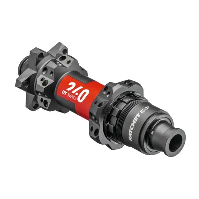 Produktbild von DT Swiss Nabe MTB HR 240 EXP 28 Loch schwarz - leichte Hochleistungs-Nabe.