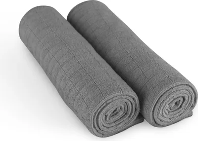 Produktbild von Mikrofaser Putztücher 65x45 cm Anthrazit (8er-Pack) Reinigungstücher Set, Geschirrtuch für Küche, Glas & Bildschirm, saugstark & fusselfrei