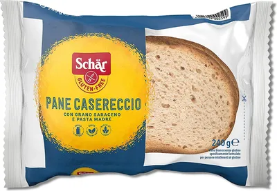 Produktbild von 5x Schär Pane Casereccio Brot glutenfrei 240g gluten free + Italian Gourmet polpa 400g