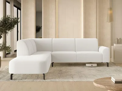 Produktbild von GrainGold Ecksofa L-Form Links Regento - Moderne Ecksofa, Wohnzimmer Ecksofa - Eckcouch Weiß (Quelle 01)
