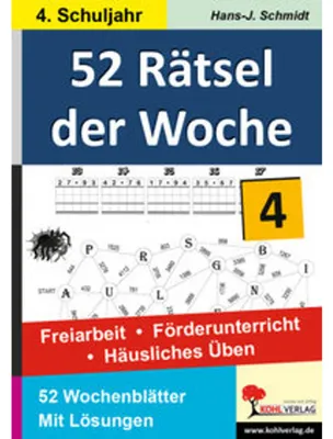 Produktbild von 52 Rätsel der Woche / 4. Schuljahr