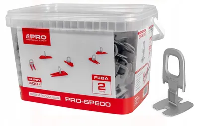 Produktbild von Pro Fliesen Nivelliersystem Clips 2mm 400 Stk.