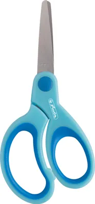 Produktbild von Herlitz Design Bastelschere / rund / Farbe: hellblau