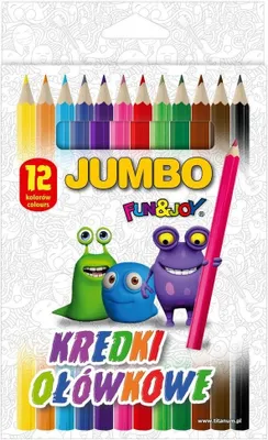 Produktbild von Jumbo-Bleistiftkreiden 12 Farben