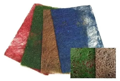 Image de Sisal coloré avec paillettes, 22 x 33 cm, lot de 4 pièces (assortiment) - Galeria Hobby