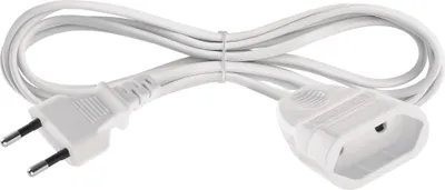 EMOS Prodlužovací kabel 1,5 m, Euro zástrčka a spojka, 250 V, 2,5 A, 575 W, dětské clonky, pro vnitř