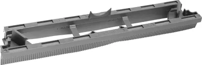 A product shot of a gray plastic cleaning attachment.