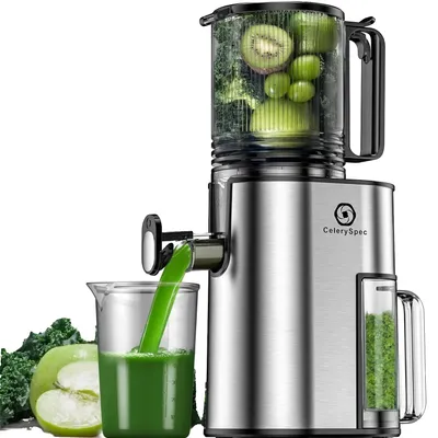 Immagine prodotto di Estrattore di succo, capacità 1,8 litri, facile da pulire, conforme agli standard UE