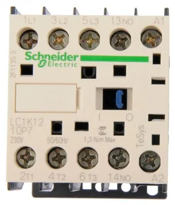 Immagine prodotto di Contattore Schneider Electric 12A 230V 50/60HZ LC1K1210P7