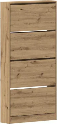 Produktbild von vidaXL Schuhschrank Artisan-Eiche 80 x 21 x 163,5 cm Holzwerkstoff