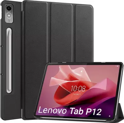 Image de Étui intelligent pour Lenovo Tab P12 TB370 (Noir)