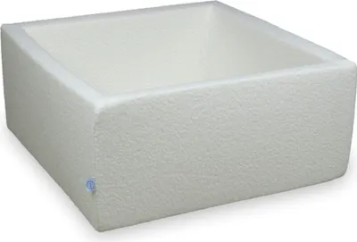Produktbild von Trockenbecken 90x90x40 Boucle Weiß ohne Bälle
