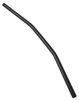 Productafbeelding van Motorstuur - Retro gebogen - 22 mm (7/8 inch) - Aluminium - Zwart - Universeel voor motorfietsen