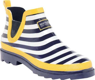 Produktbild von Regatta Great Outdoors dámské kotníkové gumáky Harper RG1006 (37 EU) (tmavě modrá/lemon)