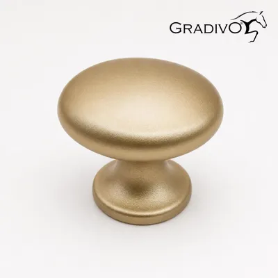 Produktbild von Möbelknopf Schrankknopf Schubladenknopf 216 Matt - Gold
