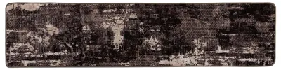 Image de vidaXL Tapis de couloir MARSA Noir 80 x 450 cm Polyester et PVC