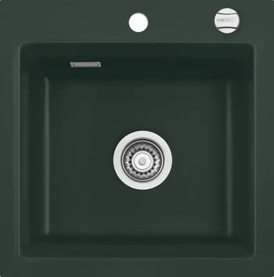 Produktbild von Flächenbündige Spüle KARA 51 F in EIBE mit Excenterbetätigung / ab Schrankbreite 50 cm / Einbauspüle