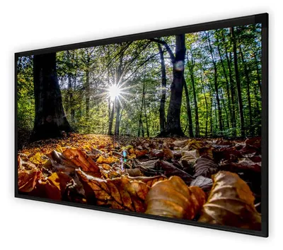Produktbild von DELUXX Cinema Rahmenleinwand Frame Elegance 4:3 Mattweiss Varico Diamond 270 x 203 cm