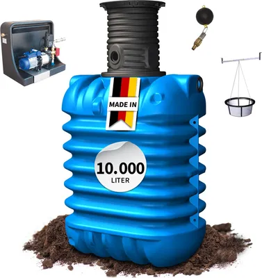 Produktbild von 4rain MODULARIS Erdtank-Paket 10000 Liter Haus-Premium