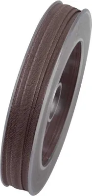 Produktbild von Webband, Schleifenband 6mm grau taupe, 40m Rolle (1m=0,20EUR) Goldina